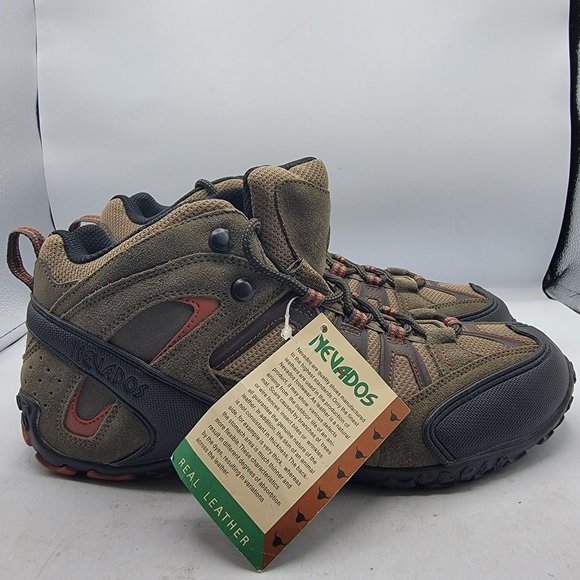 Nevados Mens Size 11 Brown Outdoors Hiking Casual Shoes Low Top Lace Up main image 11